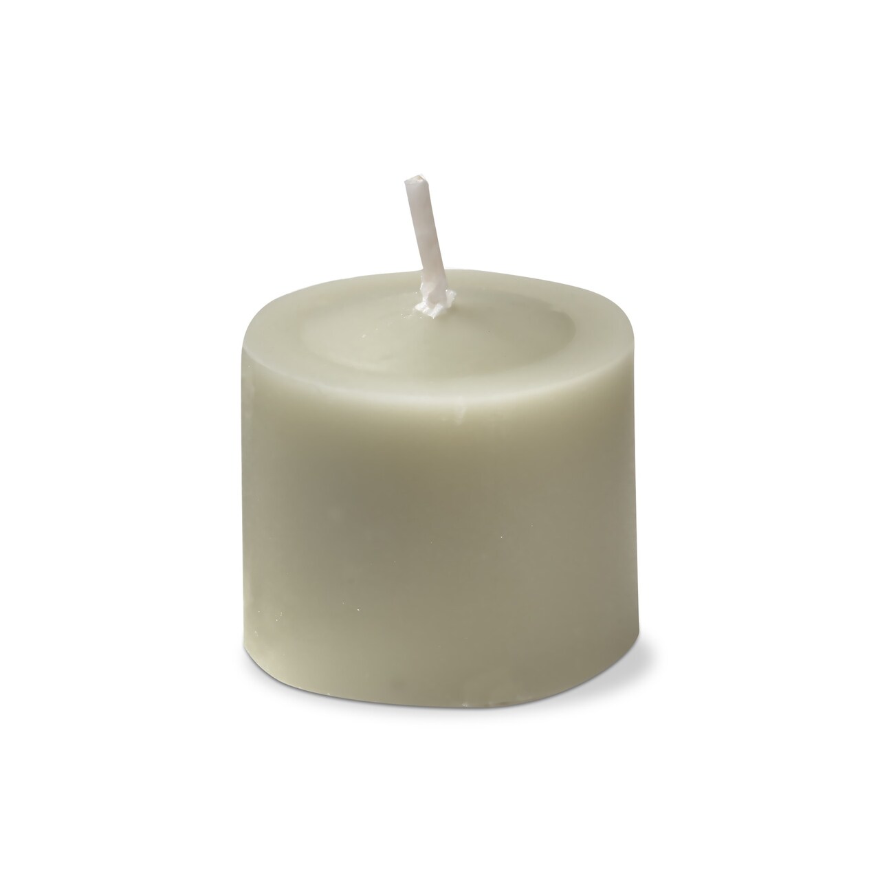 Color Studio Votive Candles Set of 12 Sage Green Smokeless Paraffin Wax Burn Time 5 Hrs.
